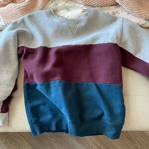 Aritzia TNA colour block hoodie